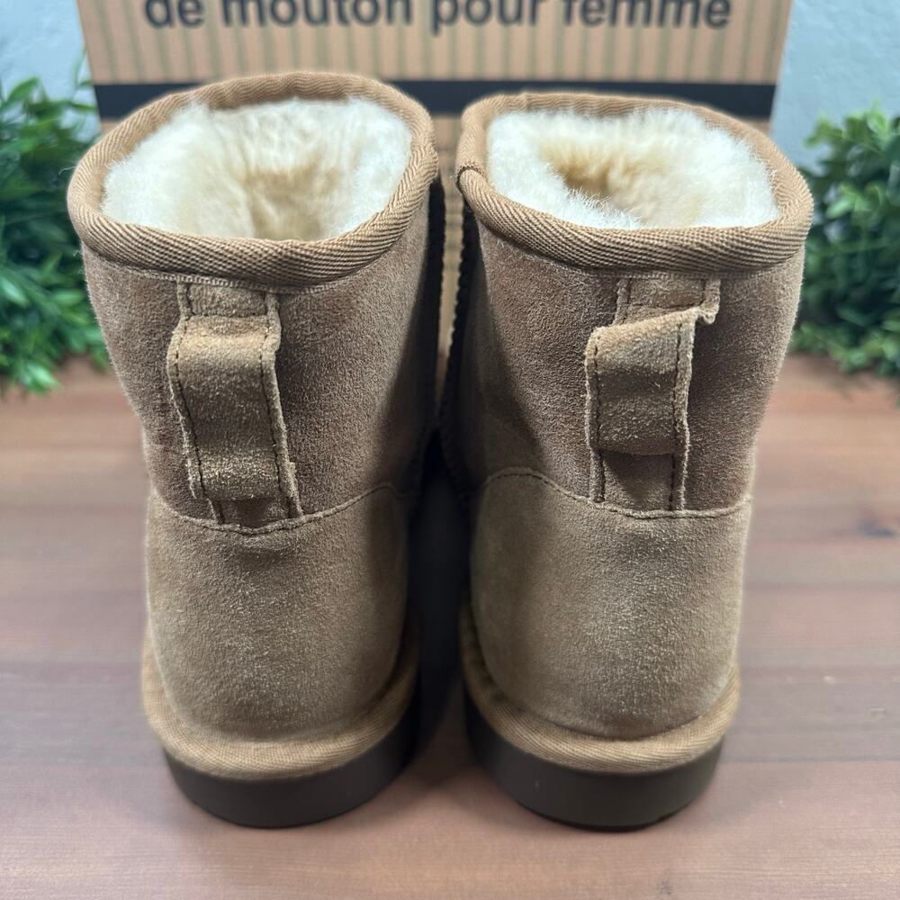 Kirkland Signature Women's Tan Shearling Boots Size 8 - Picture 5 of 6